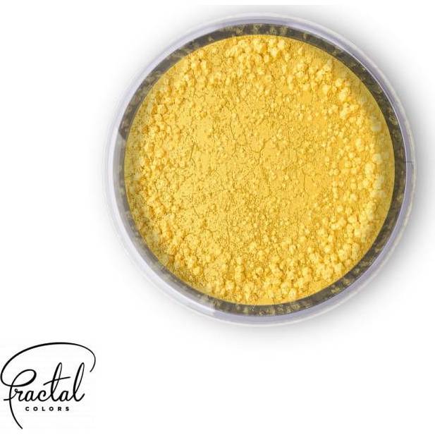 E-shop Jedlá prachová barva Fractal - Canary Yellow (2,5 g)