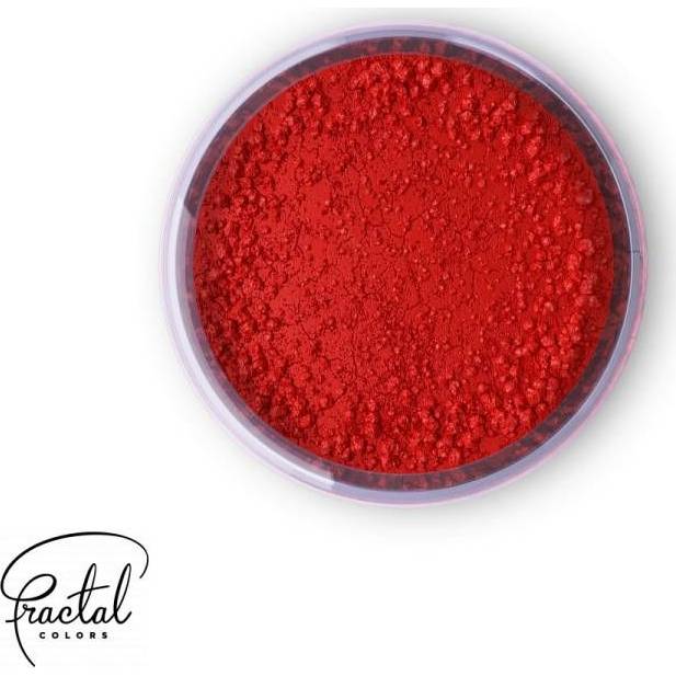 E-shop Jedlá prachová barva Fractal - Burning Red (1,5 g)