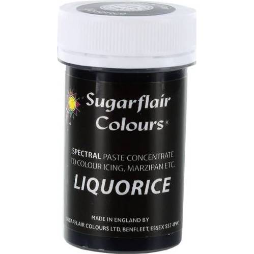 E-shop Gelová barva Sugarflair (25 g) Liquorice