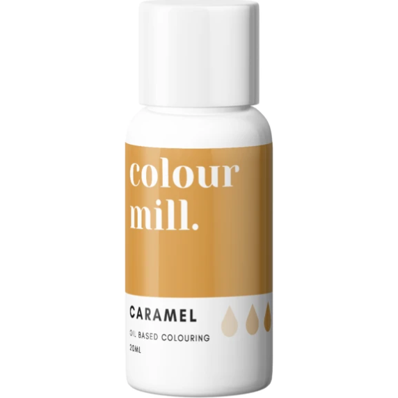 Olejová barva 20ml vysoce koncentrovaná karamelová