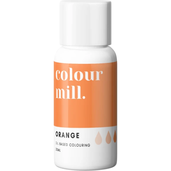Olejová barva 20ml vysoce koncentrovaná oranžová