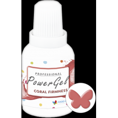 E-shop Gelová barva Food Colours PowerGel (20 g) Coral Firmness