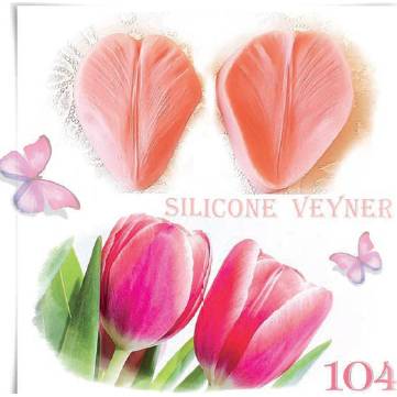 E-shop Silikonová forma žilkovač tulipán