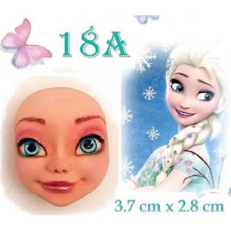 E-shop Silikonová forma obličej Elsa Frozen