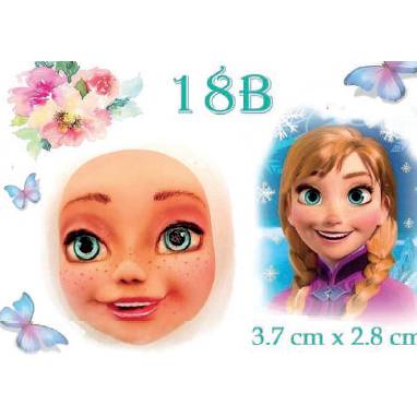 E-shop Silikonová forma obličej Anna Frozen