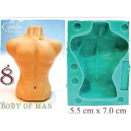 E-shop Silikonová forma tělo muže