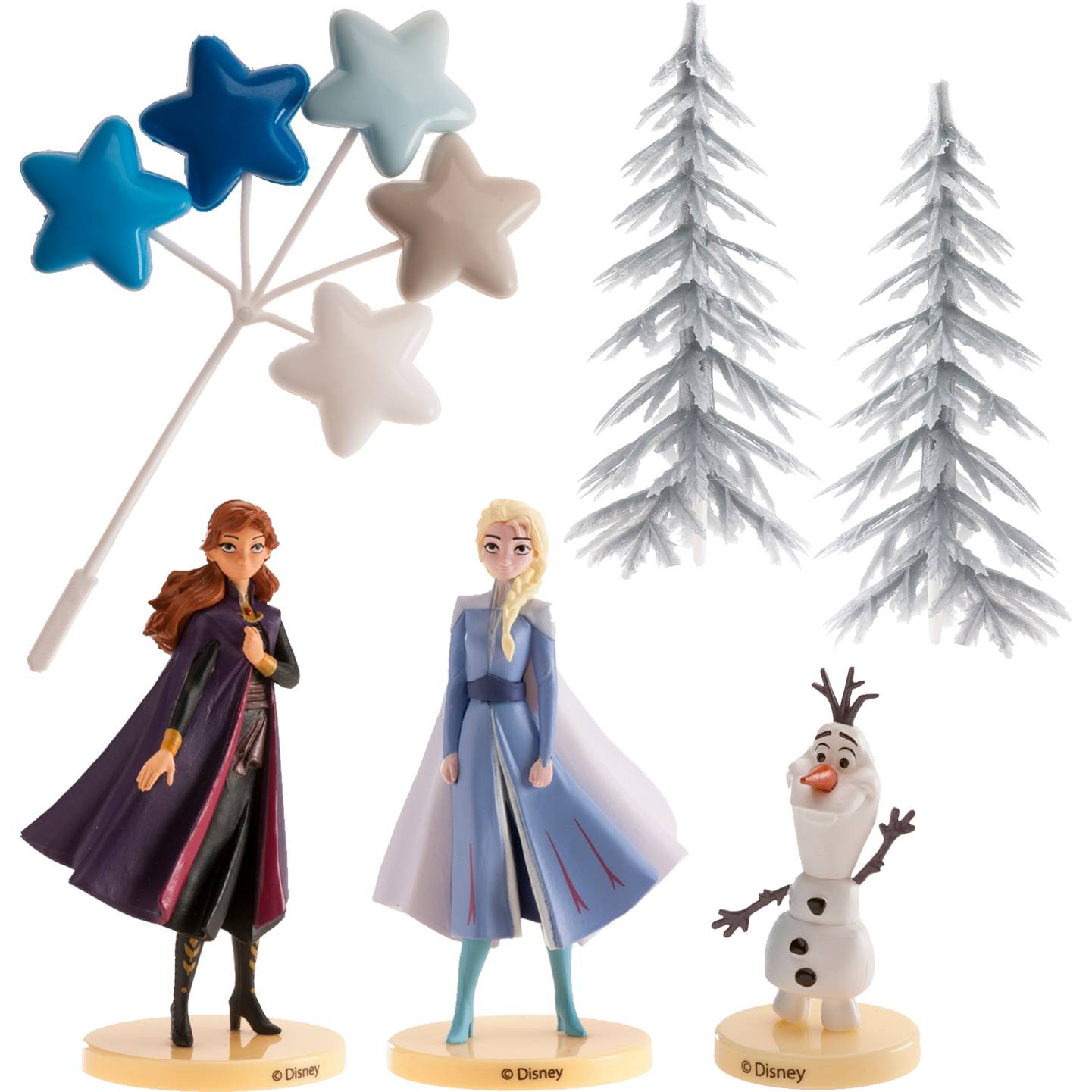 E-shop Figúrka na Frozen súprava Elsa, Anna a olaf stromy a hviezdy