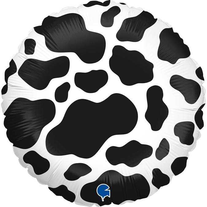 E-shop Nafukovací balónek kulatý 46cm černé fleky