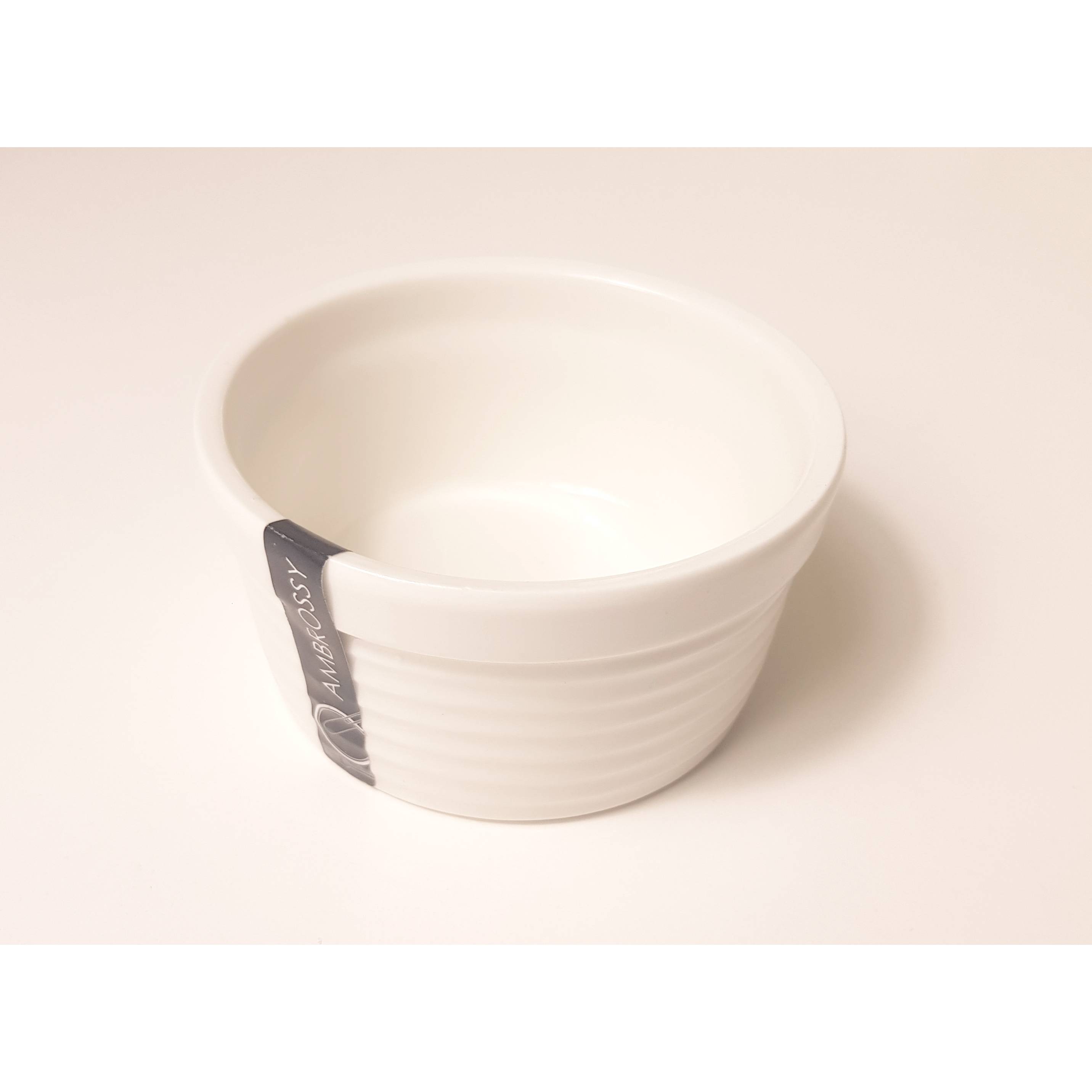 E-shop Miska zapékaci porcelánová bíla 9x4,5cm