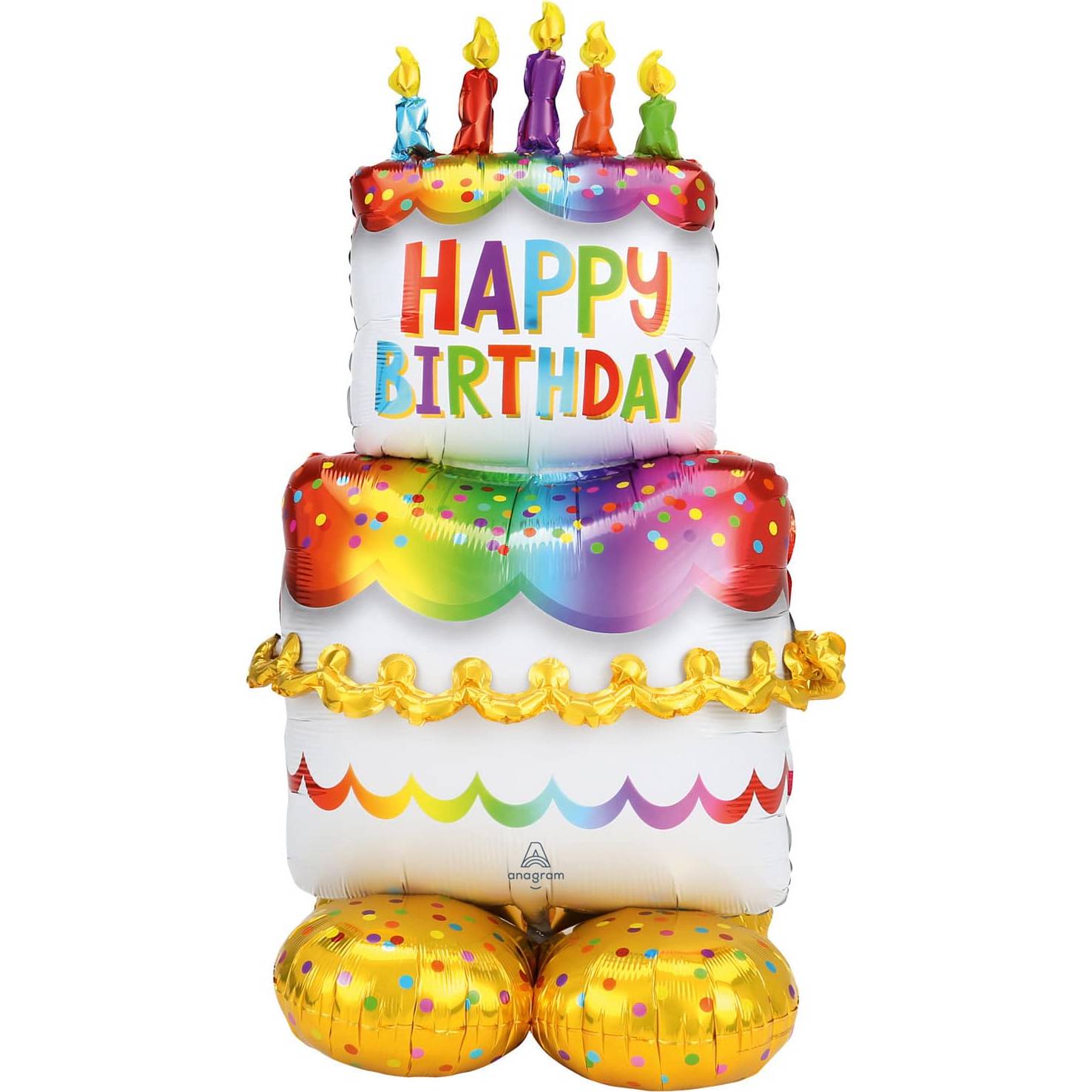 E-shop Fóliový balónek obří dort 1,27m