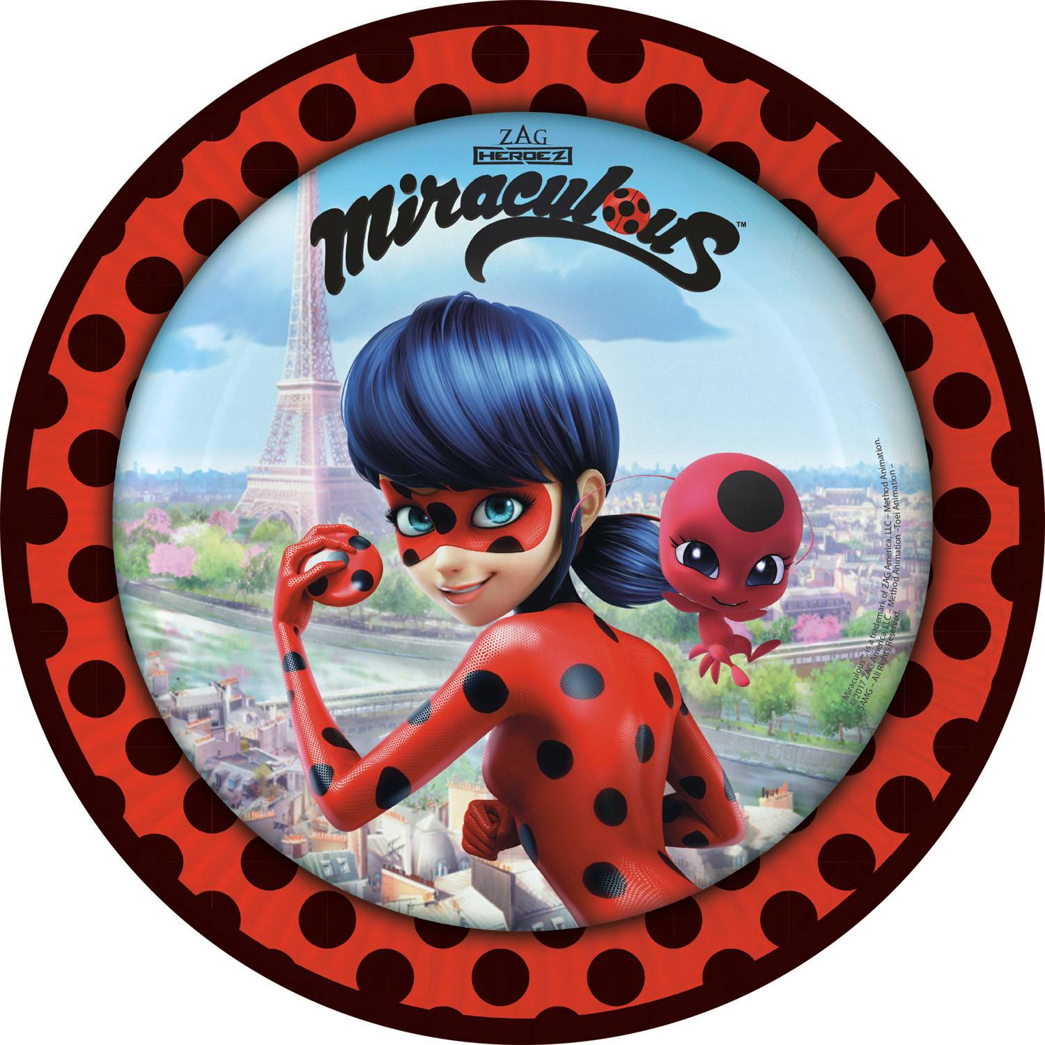 E-shop Papierový tanier 22,8 cm 8 ks Miraculous