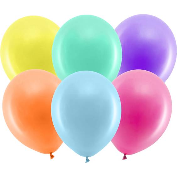 E-shop Pastelové balónky 23cm 100ks barevné