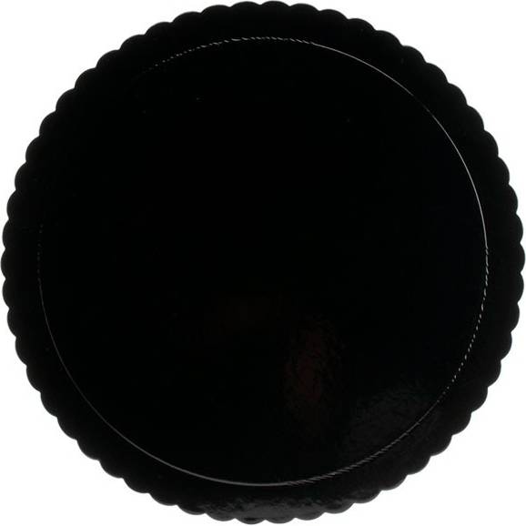 Čierna podložka pod tortu 25 cm/3 mm