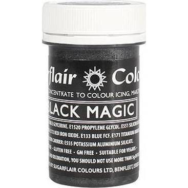 E-shop Gelová barva perleťová Sugarflair (25 g) Black Magic