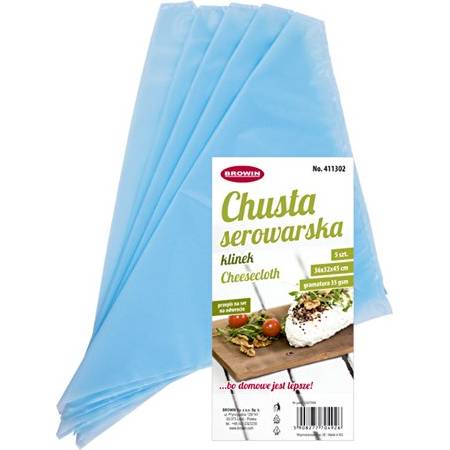 Odkapávací sáček na sýr 36x32x45 5ks
