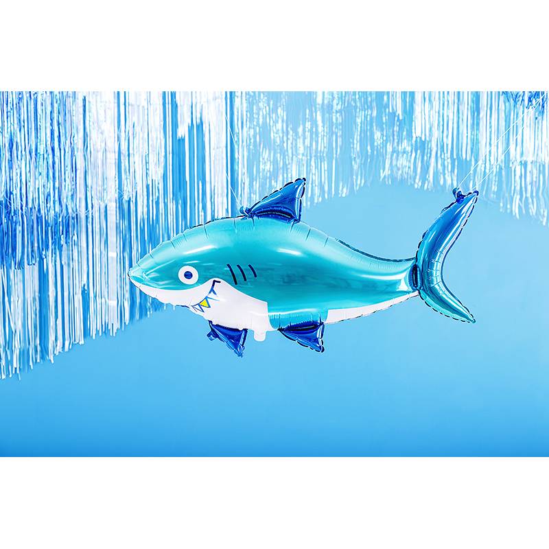 E-shop Foliový balónek žralok 92 x 48 cm