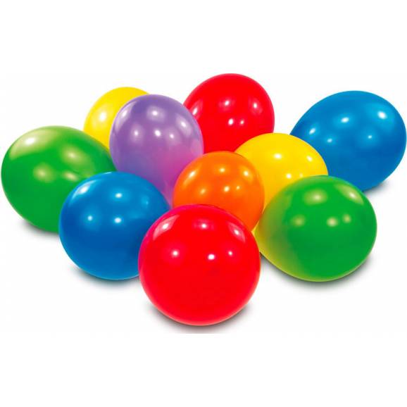 30 Latexové balónky Standard, barevné 17,8 cm