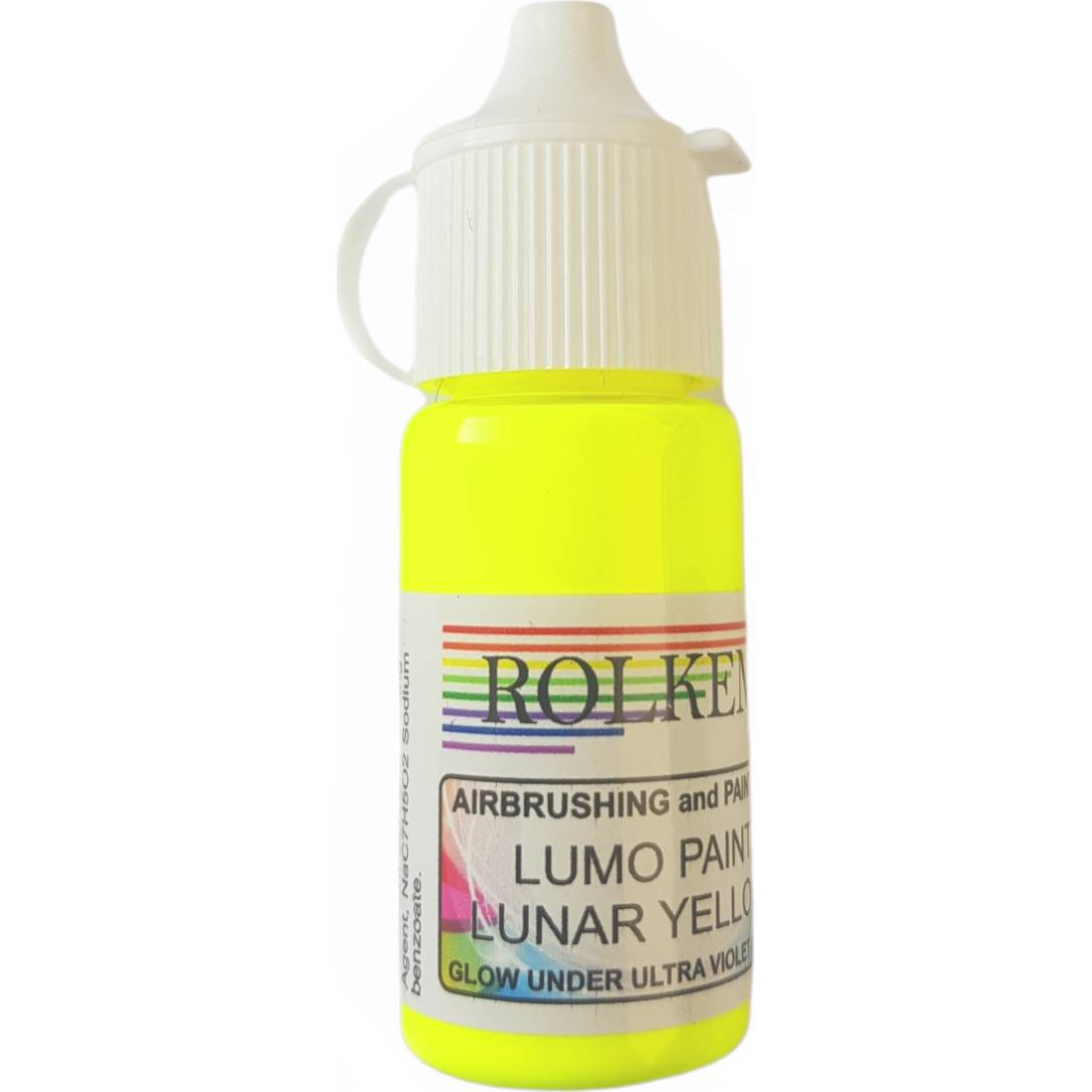 E-shop Neonová fluorescenční gelová barva 15ml Lunal Yellow