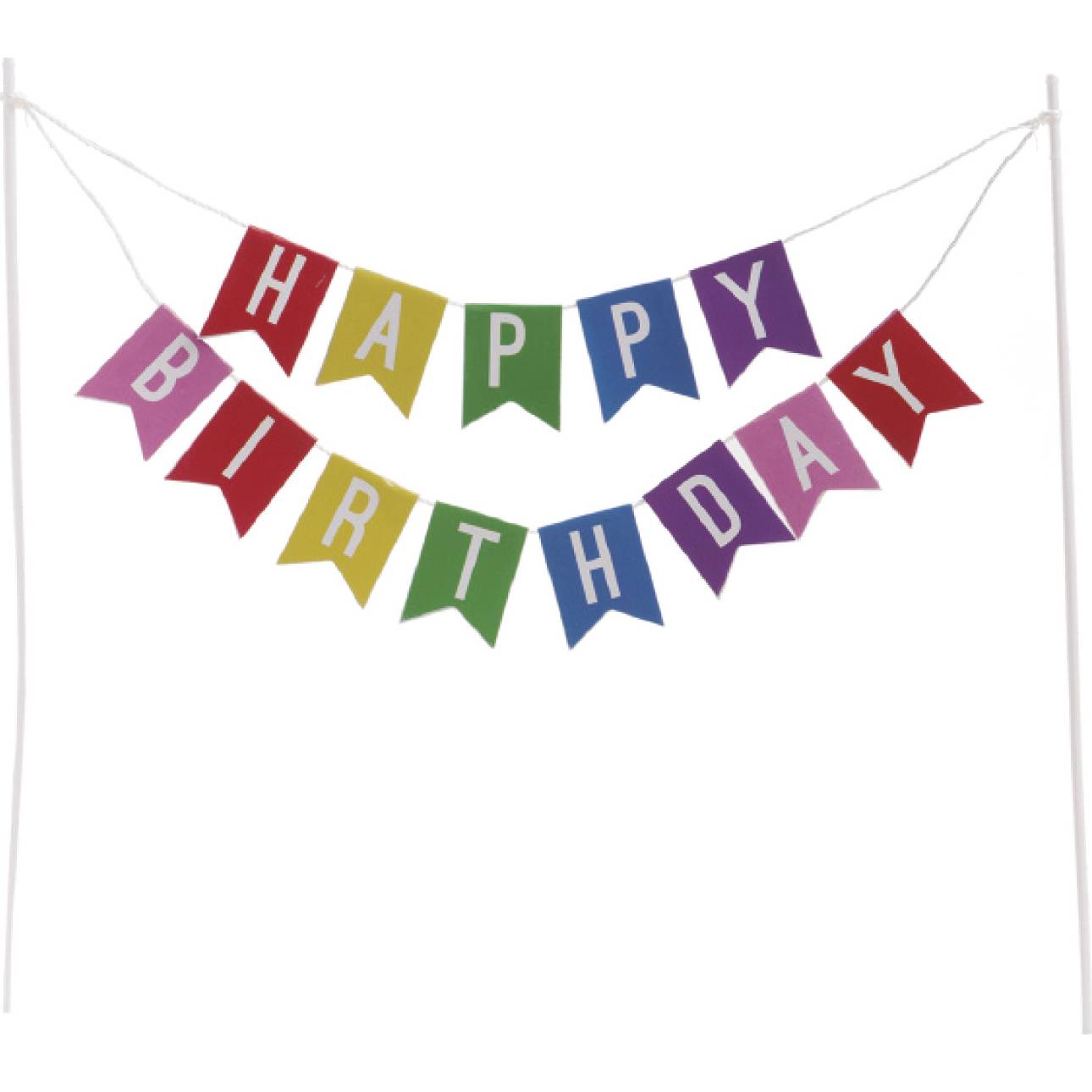 E-shop Zápich do dortu Happy Birthday 19x17cm