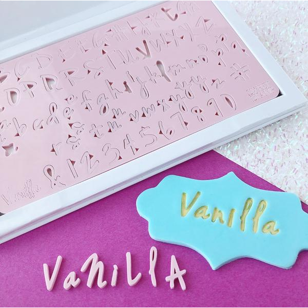 E-shop Vytlačovací abeceda Vanilla
