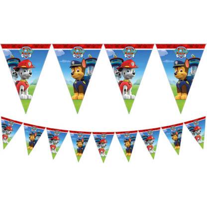 E-shop Girlanda Paw Patrol 2,3m vlaječky