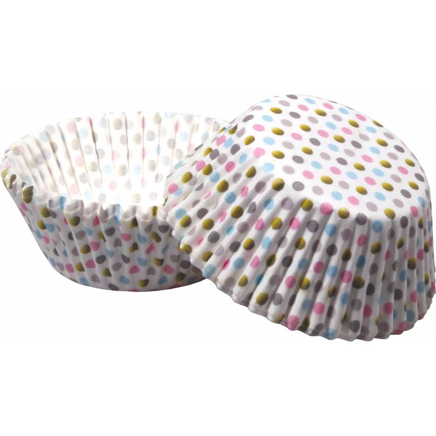 E-shop Košičky na muffiny puntíky (50 ks)