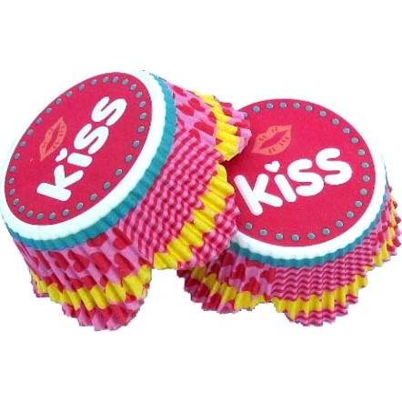 E-shop Košičky na muffiny kiss (50 ks)