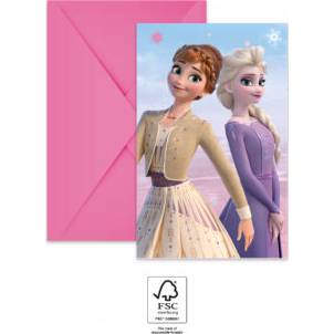 Pozvánka na párty Frozen 6ks