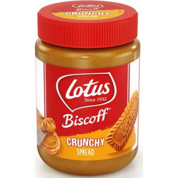 Lotus Biscoff Pomazánka z karamelizovaných sušenek Crunchy 380 g Obrázek