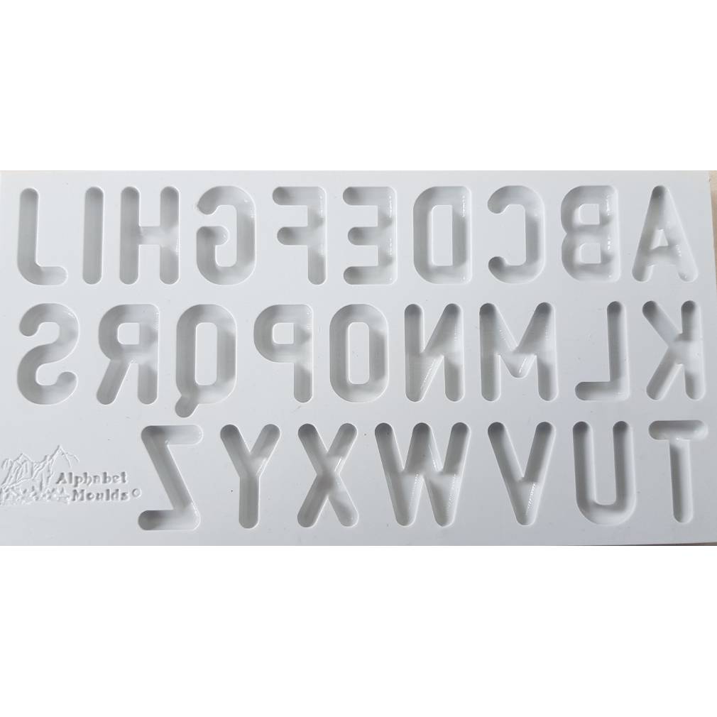 E-shop Silikonová forma abeceda velká abeceda