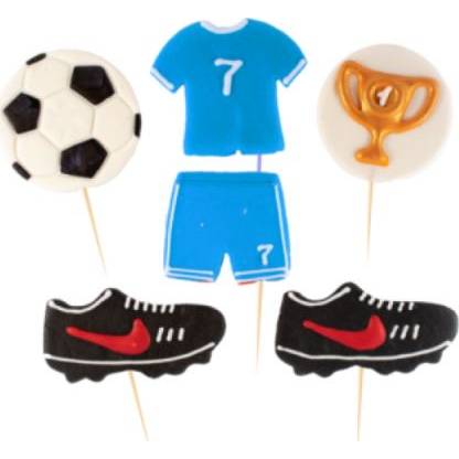 E-shop Cukrová figurka fotbal zápich do dortu