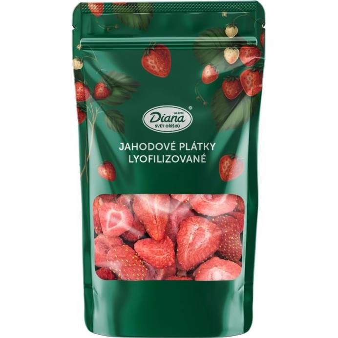 Jahodové plátky lyofilizované 35g Obrázek