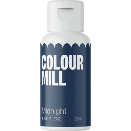 Olejová farba 20 ml s vysokou koncentráciou Midnight - colour mill